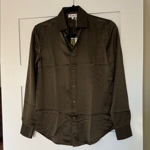 NWT Lilysilk Size 2 Silk Button Up Blouse